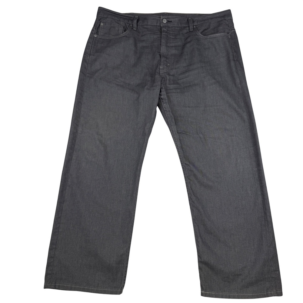 Levi's 569 Loose Straight Jeans Men 40 (42x30) Grey Casual Denim Cotton